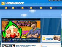 Tablet Screenshot of hiddenblock.com